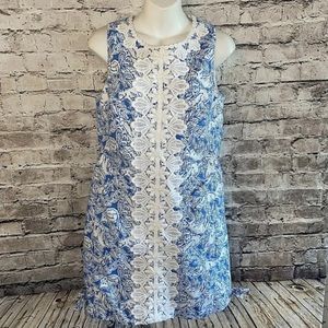 Lilly Pulitzer Melani Shift Dress Fancy Feet Sz 6